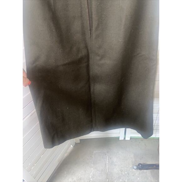 Christa-Moden Women's A Line Midi Full Brown Skirt 27” Waist Austria 100% Wool - Picture 6 of 8